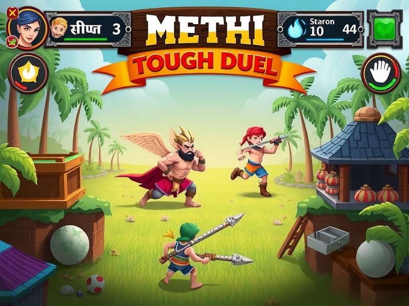 Methi Tough Duel Core Concept Illustration